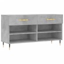 vidaXL Skobenk betonggr? 102x35x55 cm konstruert tre