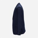 Zegna Formal Wool Blend Jacket - Blue Navy Check Blå 52