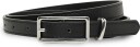 Gina Tricot Clean Rectangular Belt   BLACK/SILVER   XS/S