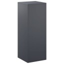 vidaXL Planteholder Antrasitt 30 x 30 x 80 cm Rustfritt stål