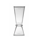 Jigger i glass   Urban Bar 2,5 5 cl