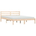 vidaXL Sengestamme Naturlig 208,5 x 157,5 x 69,5 cm Massiv furu