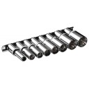 NEO Tools 1/2" Spline Pipenøkkelsett, 8 Deler, 10-24 mm