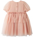 Lil"Atelier Misty Rose Nmfliberty Ss Tyll Kjole Lil 122