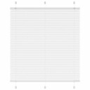  plisségardin Hvit 120x100 cm Stoff Bredde 119,4 Polyester