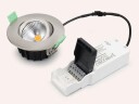 Llitt Lisa Dimbar Infälld downlight 3000K 600lm IP65 3-pack Borstad stål