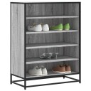  Skoskap grå sonoma 75x38x97,5 cm konstruert tre og metall 8721102923791