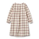 Wheat Nightgown Gudrun Eggshell Check (116 / 6 år)