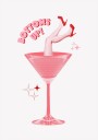 Martini Mischief Plakat / 21x30cm