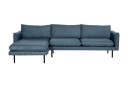 Woodal Hjørnesofa 4 seter   Blå/Svart
