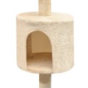 Kloretre Med Sisal Klorestang 125 cm Beige