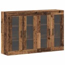  Vegghengte skap 2 pcs Gammelt tre 69.5 x 34 x 90 cm Heltre