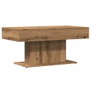 vidaXL Salongbord artisan eik 96x50x45 cm konstruert tre
