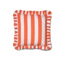 Ruffle Stripes putetrekk korall