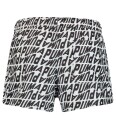 Puma Badeshorts   Hvit m. Svart Trykk   Puma   Medium   Badetøy