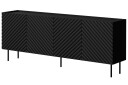 Kommode Munkedal 200 cm   Svart