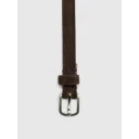 Selected Femme Fiona Slim Suede Belt Brun 95