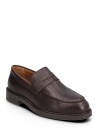 Selected Slmblake Leather Penny Loafer   Brown   40