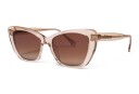 Solbriller - Astrid fra eXo - Brun - plast - cateye - Small