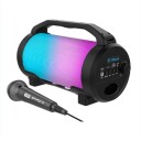 iDance Cyclone 400 Sort Boombox med mikrofon og LED lys