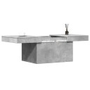  Salongbord betonggrå 80x55x40 cm konstruert tre 840866