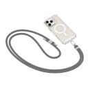 Tech-Protect Tech-Protect C7s Rope Crossbody-Rem Crayon Grey/Silver