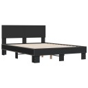  Sengeramme svart 120x200 cm konstruert tre og metall 8721102614934
