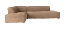 Zuiver Fat Freddy Rib Sofa Venstre karamell
