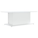 vidaXL Salongbord hvit 102x55,5x40 cm sponplate