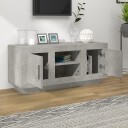 vidaXL TV-benk betonggrå 102x35x45 cm konstruert tre