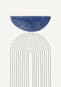 Curved Serenity Plakat Plakat / 50x70cm
