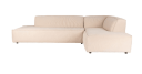 Zuiver Fat Freddy Rib Sofa Høyre natur