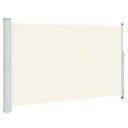 vidaXL Uttrekkbar sidemarkise 180x300 cm kremhvit