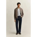 Gant Hybrid Zipped Cardigan   Brown   M