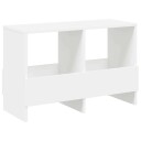 vidaXL Magasinreol Hvit 68,5 x 30 x 45 cm