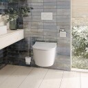 Toto Rp/es Slankt Toalettsete, Soft Close, Avtakbart, Hvit