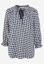 Freequent Jacquardvevd bluse