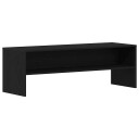 TV benk svart eik 120x40x40 cm sponplate