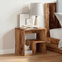  Nattbord gammelt tre 40x30x40 cm konstruert tre 8721158438799