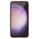 Samsung Galaxy S23+ 5G Magnetic Deksel med Herdet Glass Rød