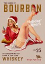 Babes of Bourbon Vol 25 Holiday Cheer Christmas Pinup Plakat Plakat / 70x100cm