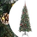  Kunstig juletre grønn 66 x 66 x 150 cm PVC og plast og stål