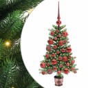  Juletre med 150 LED med stativ grønn 65 cm PE