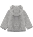 Huttelihut Cardigan   Ullfleece   Medium+ Grey Melange m. Ører   Huttelihut   1 år (80)   Cardigan   Grå