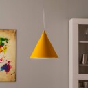 TK Lighting Cono pendellampe enkeltlys Ø 32 cm gul