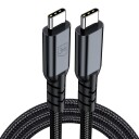 Usb-Kabel 3Mk Hyper Cable N-Series Thunderbolt 4 2 M 48V/5A 40Gb/S 240W 8K60hz Svart