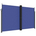  Uttrekkbar sidemarkise blå 200x1200 cm 4004851