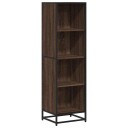 Bokhylle brun eik 40x35x139 cm konstruert tre