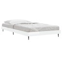 vidaXL Sengeramme høyglans hvit 100x200 cm konstruert tre