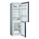 Bosch KGV36VBEAS 186 cm Frittstående Kombiskap med VitaFresh Svart